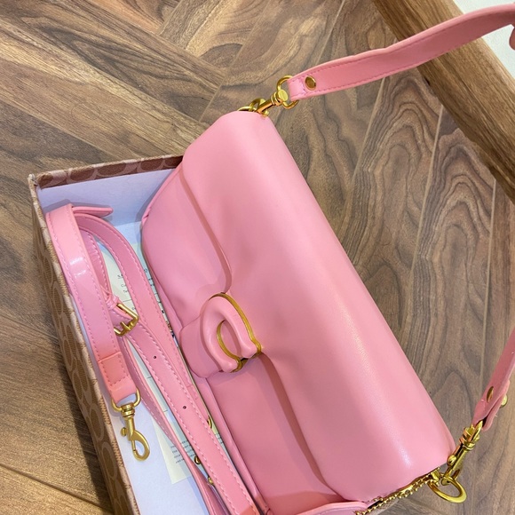Pink Coach cushion bag | medium sized | A1 first copy - Picture 3 of 4